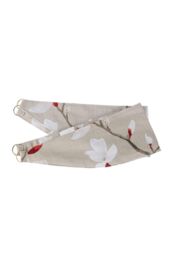 Homescapes Anita Floral Tie Back Pair in Red - thumbnail 1