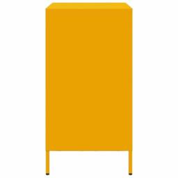 Berkfield Home Sideboard¬†Mustard Yellow 68x39x73.5 cm Cold-rolled Steel in Mustard - thumbnail 6