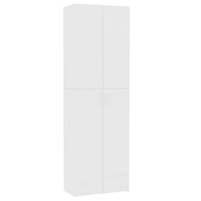Berkfield Home Office Cabinet White 60x32x190 cm Engineered Wood - Size: 60 x 32 x 190 cm - image 1