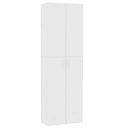 Berkfield Home Office Cabinet White 60x32x190 cm Engineered Wood - Size: 60 x 32 x 190 cm - thumbnail 1