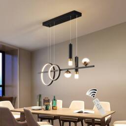 NIVOR 6 LED Kitchen Island Linear Pendant Dimmable Spotlight Lamp Adjustable in Black - thumbnail 3