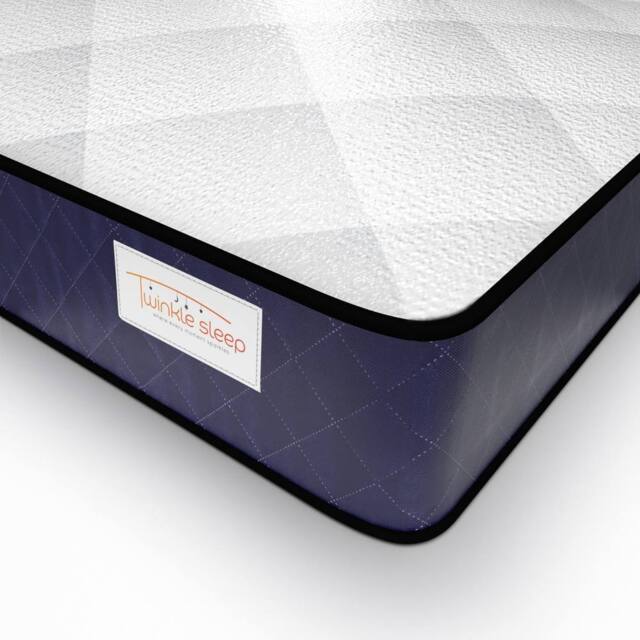 Twinkle Sleep Blue Kids Mattress - Premium Pocket Spring, Memory Foam & Cool Touch Comfort for Restful Sleep - Size: Single - image 1