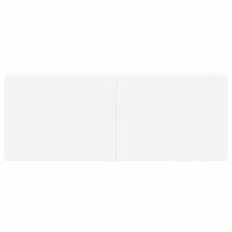 Berkfield Home Modern 4 Piece TV Cabinet Set White Engineered Wood - thumbnail 6