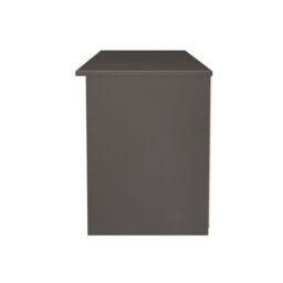 Ready Assembled 2 U Norway Wide 1 Drawer TV & Media Unit (Ready Assembled) in Dark Grey - thumbnail 3