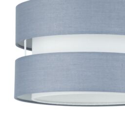 First Choice Lighting Set of 2 Benni - Grey 26cm Pendant Shades - thumbnail 4