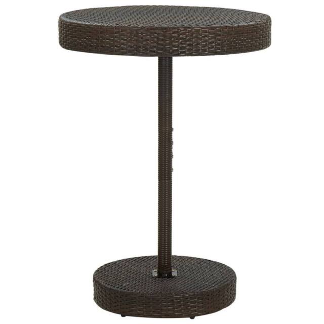 Berkfield Home Decorative 5 Piece Garden Bar Set Poly Rattan Brown - image 1