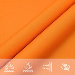 Berkfield Home Sun Shade Sail Orange 2x2x2 m 100% Polyester Oxford - thumbnail 7