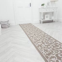 runrug Carpet Runner Rug - Indoor/Outdoor, Reversible, 2mm - 'Ivy' in Beige - Size: 60 cm x 420 cm - thumbnail 3