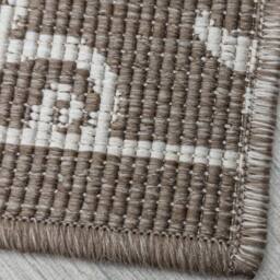 runrug Carpet Runner Rug - Indoor/Outdoor, Reversible, 2mm - 'Ivy' in Beige - Size: 60 cm x 420 cm - thumbnail 2