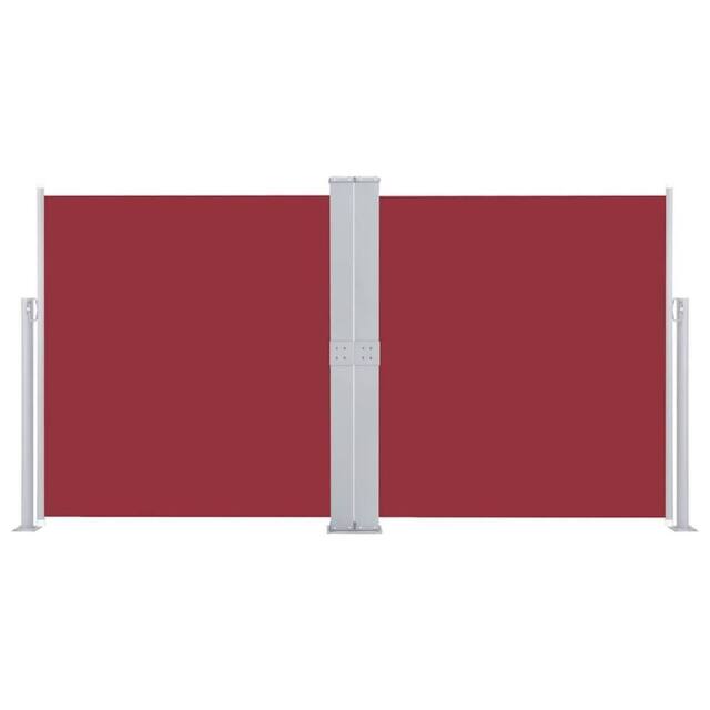 Berkfield Home Retractable Side Awning Red 140x600 cm in Wine - image 1