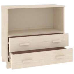 Berkfield Home Sideboard HAMAR Honey Brown 85x35x80 cm Solid Wood Pine - Size: 85 x 35 x 80 cm - thumbnail 7