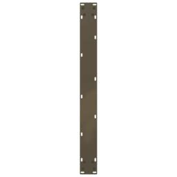 Berkfield Home Modern Coffee Table Legs U-Shaped 3 pcs Natural Steel 80x(72-73) in Brown - thumbnail 7