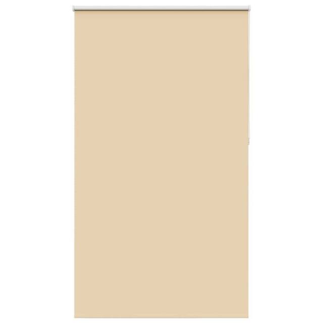 Berkfield Home Roller Blind Blackout Beige 120x210 cm Fabric Width 116.6 cm Polyester - image 1