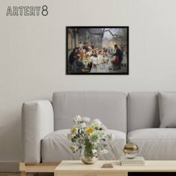 "Artery8 Carl Frithjof Smith After First Communion Framed Canvas Wall Art Print - Size: W12"" x H16""" - thumbnail 3