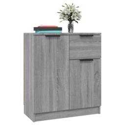 Berkfield Home Sideboard Grey Sonoma 60x30x70 cm Engineered Wood - Size: 60 x 30 x 70 cm - thumbnail 5