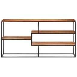 Berkfield Home Sideboard 150x30x75 cm Solid Acacia Wood in Brown - Size: 150 x 30 x 75 cm - thumbnail 2