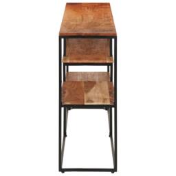 Berkfield Home Sideboard 150x30x75 cm Solid Acacia Wood in Brown - Size: 150 x 30 x 75 cm - thumbnail 3