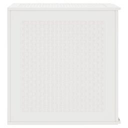 Berkfield Home Garden Storage Box White 55x53x57 cm PP - Size: 55 x 53 x 57 cm - thumbnail 7