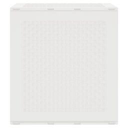 Berkfield Home Garden Storage Box White 55x53x57 cm PP - Size: 55 x 53 x 57 cm - thumbnail 6