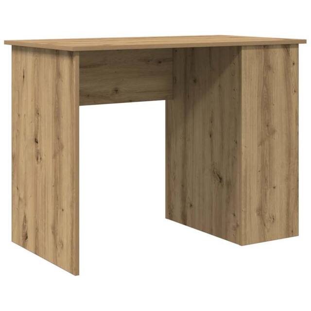 Berkfield Home Desk Artisan Oak 100x55x75 cm Engineered Wood in Brown - Size: 100 x 55 x 75 cm - image 1