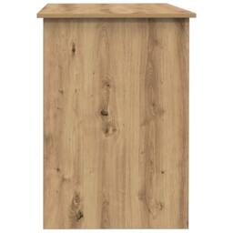 Berkfield Home Desk Artisan Oak 100x55x75 cm Engineered Wood in Brown - Size: 100 x 55 x 75 cm - thumbnail 5