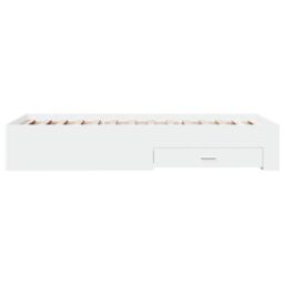 Berkfield Home Bed Frame with Drawers without Mattress White 90x190 cm Single - thumbnail 5
