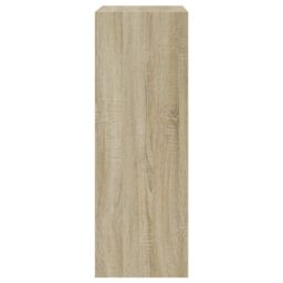 Berkfield Home Shoe Cabinet Sonoma Oak 60x34x96.5 cm Engineered Wood in Brown - thumbnail 6