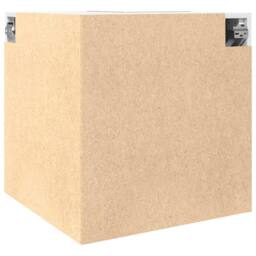 Berkfield Home Hanging Corner Cabinet Lyon Old Wood 57x57x60 cm Engineered Wood in Brown - Size: 57 x 57 x 60 cm - thumbnail 6