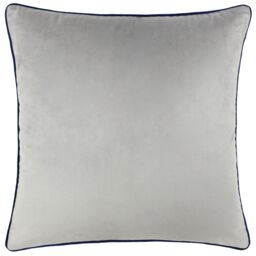 Furn Meridian Velvet Piped Cushion in Silver - Size: 45 cm x 45 cm - thumbnail 2