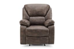 Home Detail Enoch Manual Recliner Armchair in Dark Brown - thumbnail 3