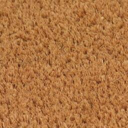 Berkfield Home Durable Door Mats 5 pcs Natural 40x60 cm Tufted Coir in Brown - thumbnail 1