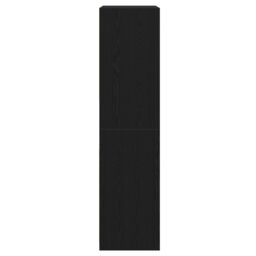 Berkfield Home Wardrobe - Black Oak, 50 x 50 x 200 cm, Made of Engineered Wood - Size: 50 x 50 x 200 cm - thumbnail 8