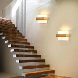 Goeco Vintage E27 Glass Wall Lamp, Creative Design Wall Light, for Bedroom in White - thumbnail 7