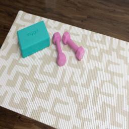 D-C-Fix Anti Slip Comfort Mat Ellada for Bathrooms, Caravans & Gym in Beige - Size: 650mm x 2000mm - thumbnail 5