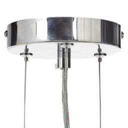 Wyld and Coco Crystal Chandelier Pendant Lamp Silver Chrome Finish - thumbnail 6