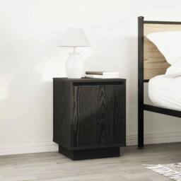 Berkfield Home Durable Bedside Cabinets with LED Lights¬†2 pcs Black 38x34x50 cm - Size: 38 x 34 x 50 cm - thumbnail 4