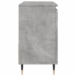 Berkfield Home Bathroom Cabinet Concrete Grey 65x33x60 cm Engineered Wood - Size: 65 x 33 x 60 cm - thumbnail 5