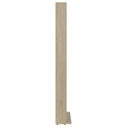 Berkfield Home CD Cabinet Sonoma Oak 102x16x177.5 cm Engineered Wood in Brown - thumbnail 5