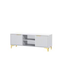 Creative Furniture Tide Crest TV Unit 120cm - White & Gold - thumbnail 8