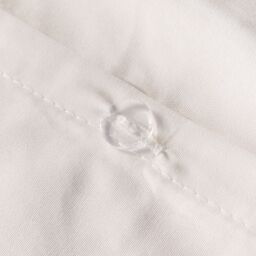 OHS Frill Edge Decor Duvet Cover with Pillowcase Bedding Set in White - Size: Super King - thumbnail 5