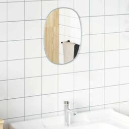 Berkfield Home Wall Mirror Silver 30x25 cm - thumbnail 3