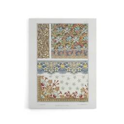 "Artery8 Geranium Flower Canvas Wall Art Print Vintage Floral Verneuil - Size: W18"" x H24""" - thumbnail 1