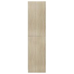 Berkfield Home Wardrobe Sonoma Oak 100x50x200 cm Engineered Wood in Light Tan - Size: 100 x 50 x 200 cm - thumbnail 6