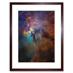 Artery8 Wall Art Print Hubble Space Astronomy Lagoon Nebula Visible Light View Of Cosmic Fantasy Landscape Herschel 36 Giant Star w/ Gas Dust Cloud - thumbnail 1