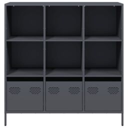 Berkfield Home Highboard¬†Anthracite 101.5x39x103.5 cm Steel - thumbnail 5