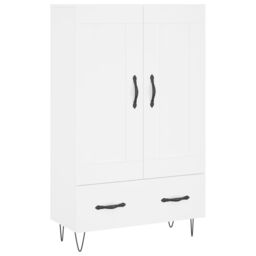 Berkfield Home Highboard White 69.5x31x115 cm Engineered Wood - thumbnail 2