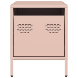 Berkfield Home Bedside Cabinets¬†2 pcs Pink 35x39x43.5 cm Steel - thumbnail 5