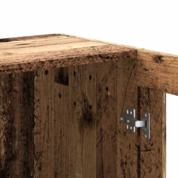 Berkfield Home Book Cabinet Old Wood 82.5x30.5x80 cm Engineered Wood in Brown - thumbnail 9