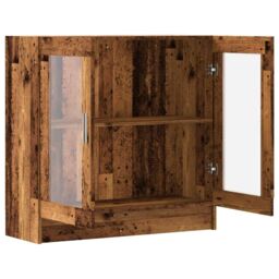 Berkfield Home Book Cabinet Old Wood 82.5x30.5x80 cm Engineered Wood in Brown - thumbnail 8