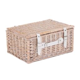 Red Hamper Wicker 41cm White Hamper in Brown - thumbnail 2